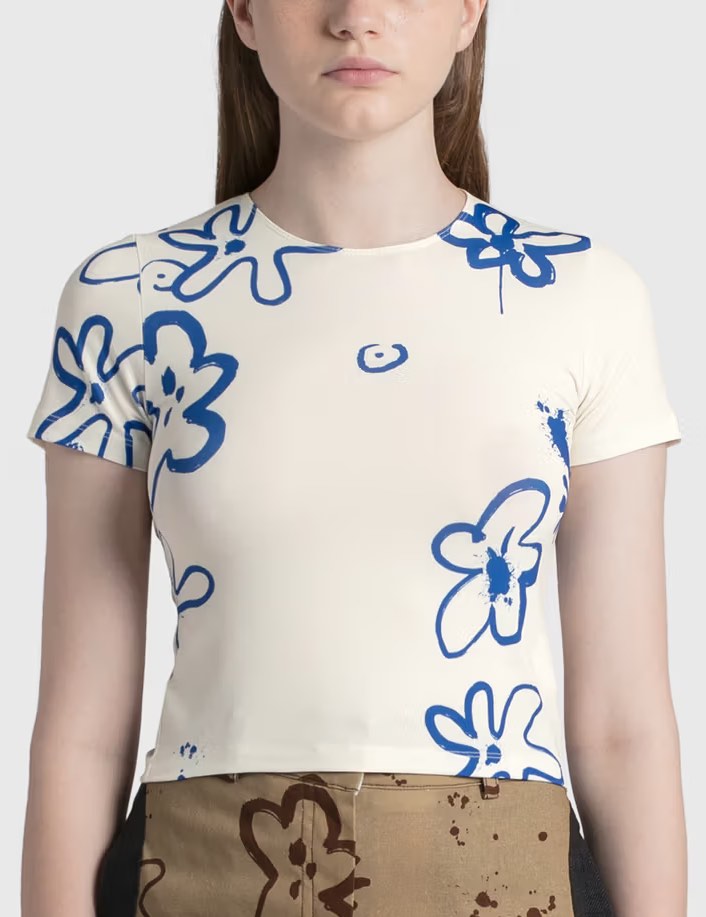 Flower Baby Tee by TheOpen Product, Women's Fashion, Tops, Shirts on ...