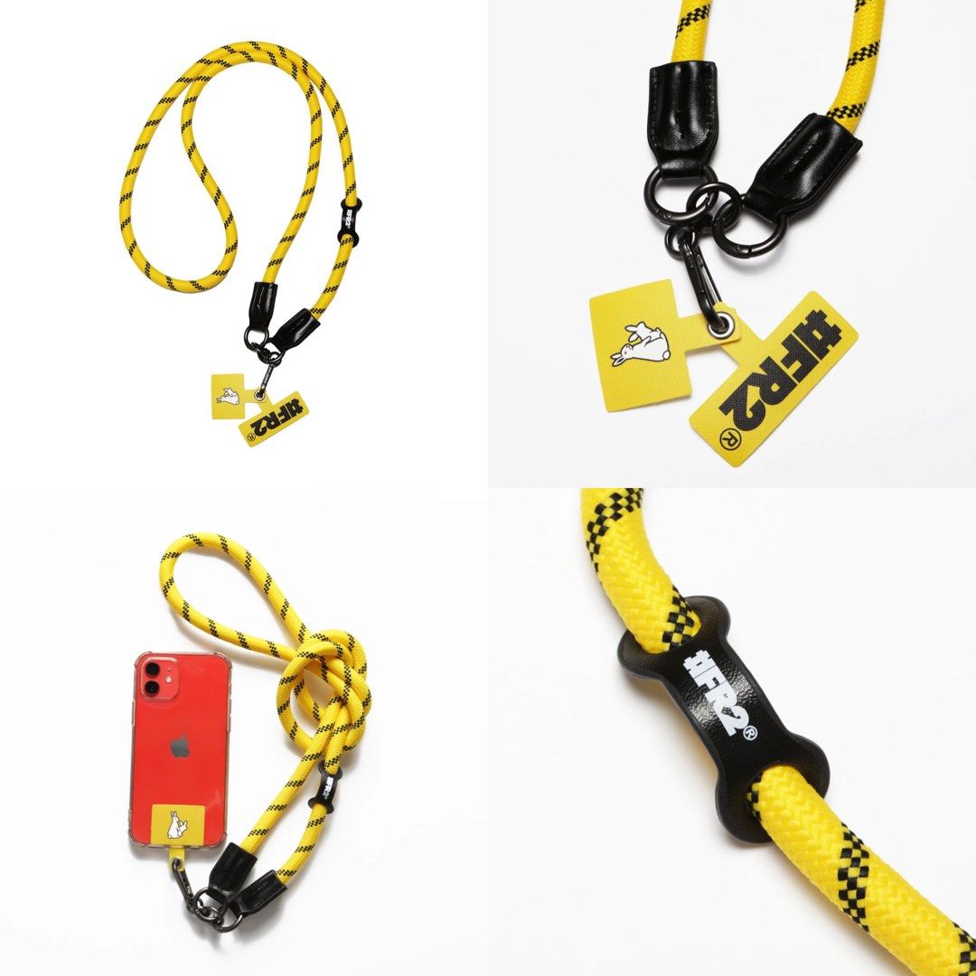 FR2 梅 Rope Phone Strap with 2 Cards FR2 Rope Phone Strap with 2 Cards – unexpected store