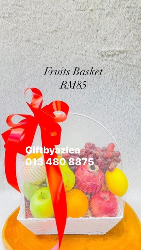 Fruit basket ready stock shah alam, Food & Drinks, Gift Baskets & Hampers on Carousell
