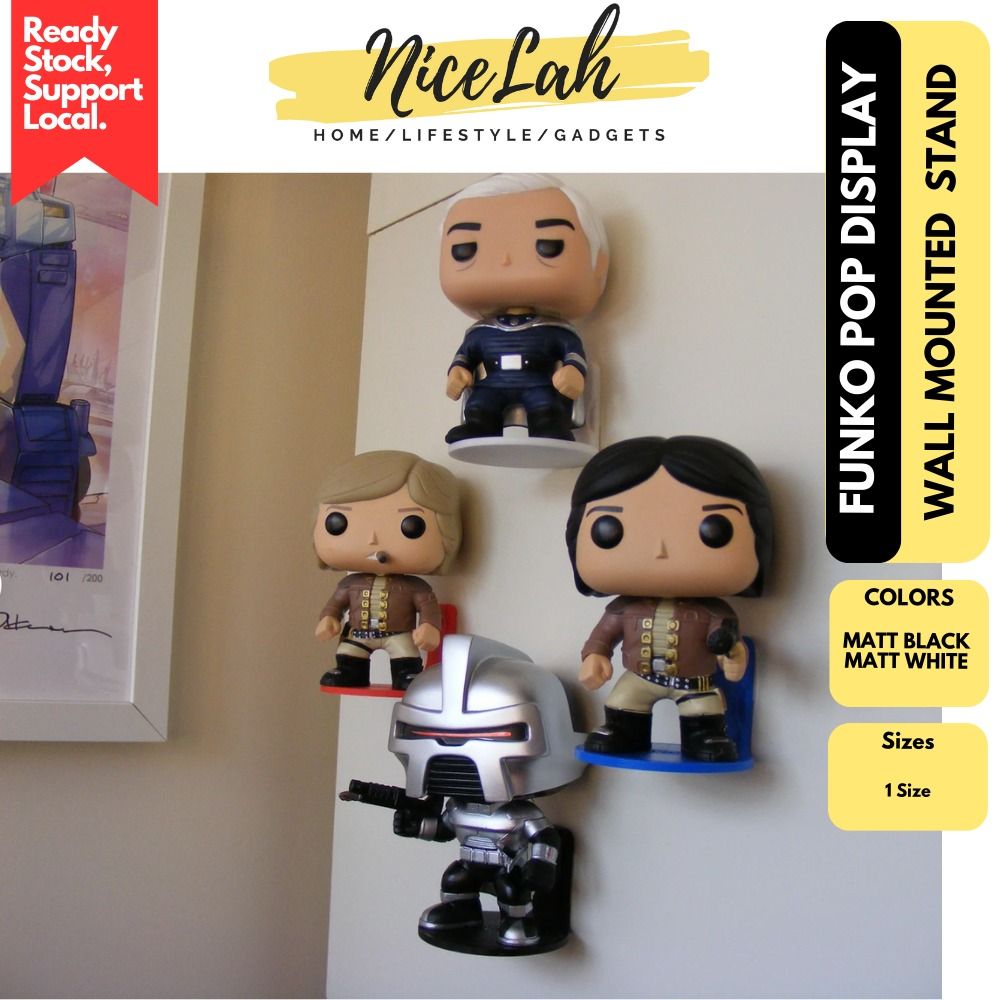 Funko Pop Wall Mounted Display Stand Toys Minifigures Hobbies