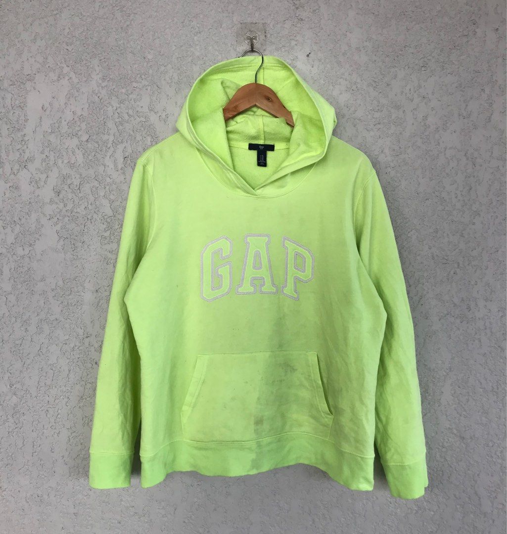 Lime green store gap hoodie