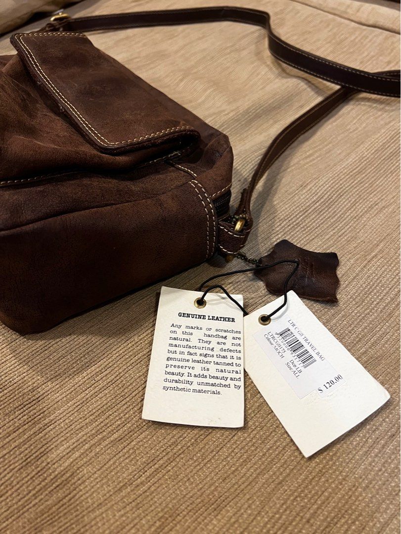 Women's Vintage First Layer Cowhide Genuine Leather Sling Crossbody Bag main image 0