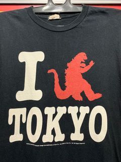 GODZILLA “I ❤️ TOKYO” ®️And The Character Design are Trademarks Of SOHO Co Ltd ©️2010 tee