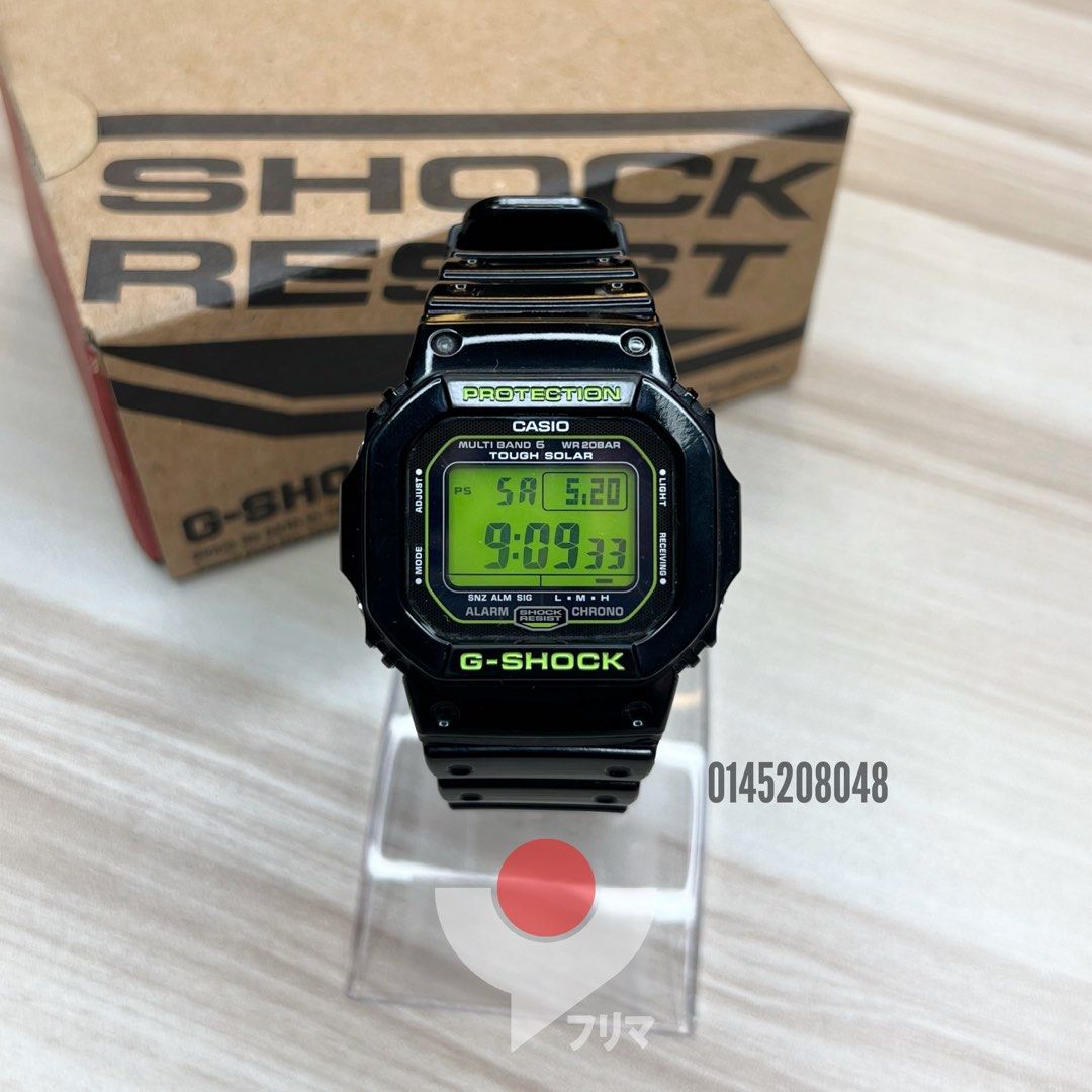 G Shock GW M5610B 1 Green display Men s Fashion Watches