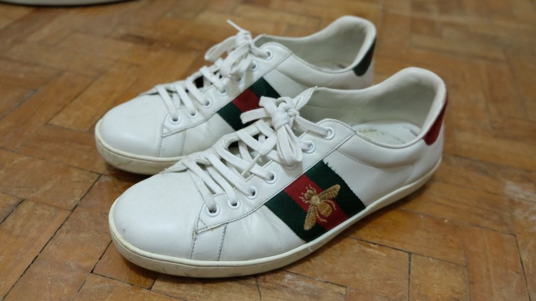 Gucci men's bee shoes 2025