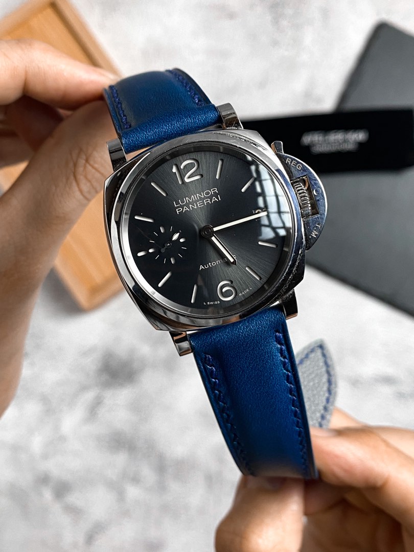 Panerai luminor outlet blue strap