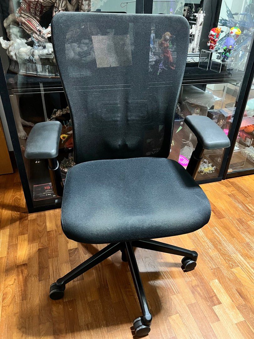 Haworth Aloha Easy Lite Ergonomic Office Chair Black Furniture