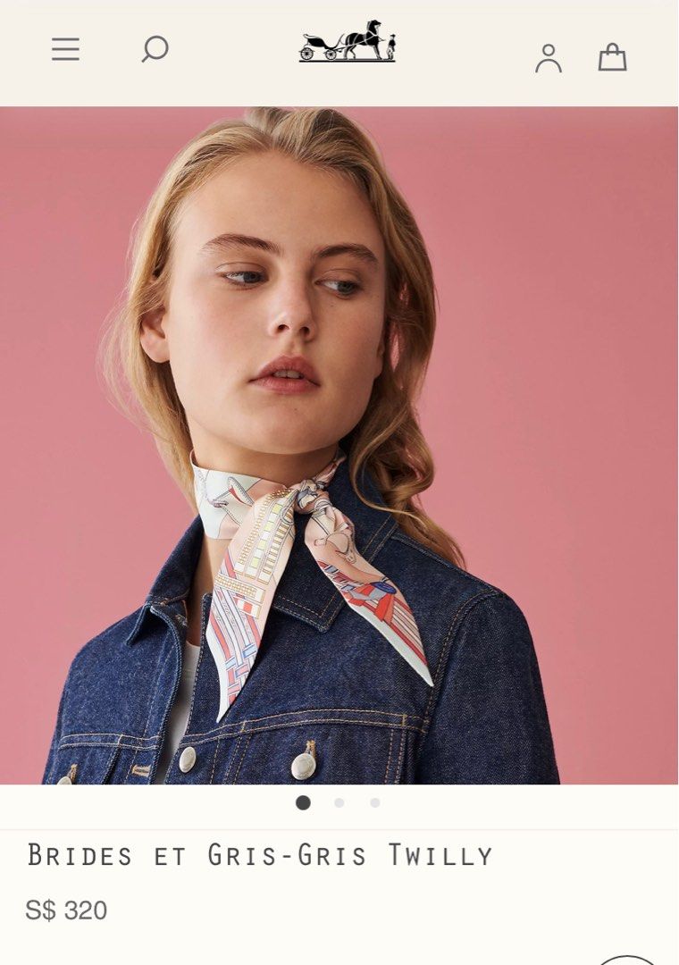 HERMES | Twilly Brides et Gris-Gris, Women's Fashion