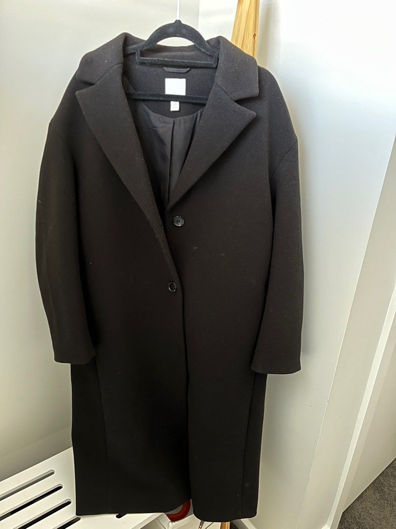 H&m straight top cut coat