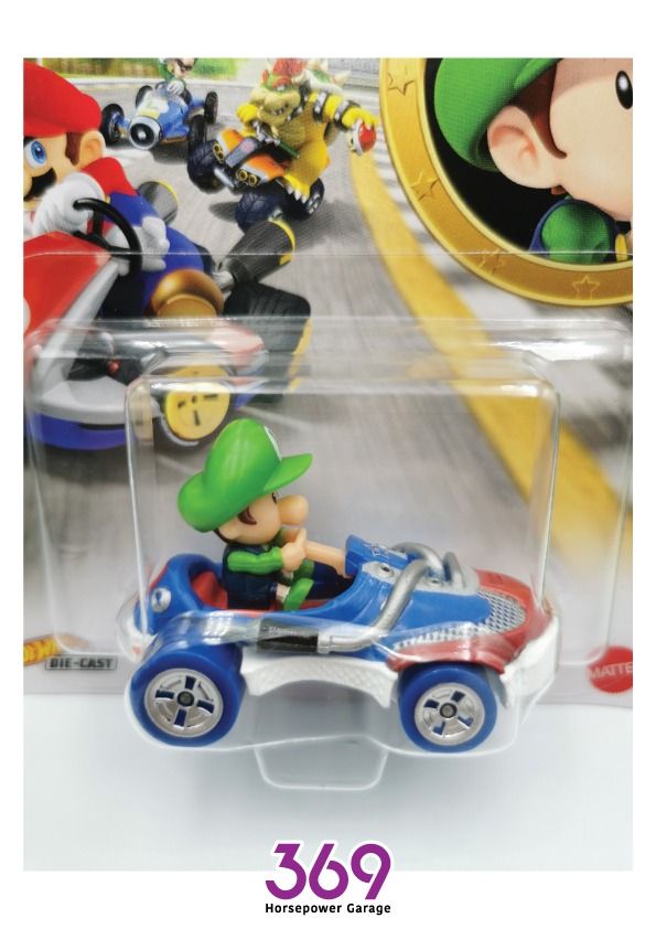 Hot wheels mario discount kart luigi