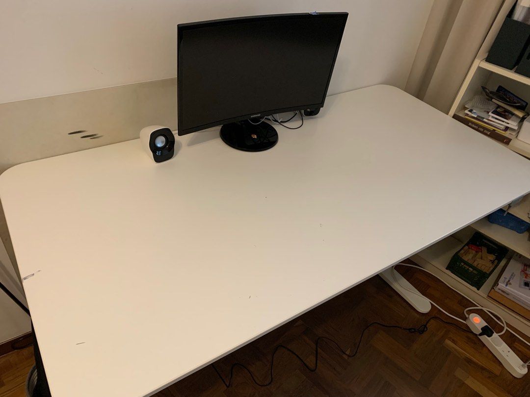 Ikea BEKANT electronic sit/stand desk, Furniture & Home Living