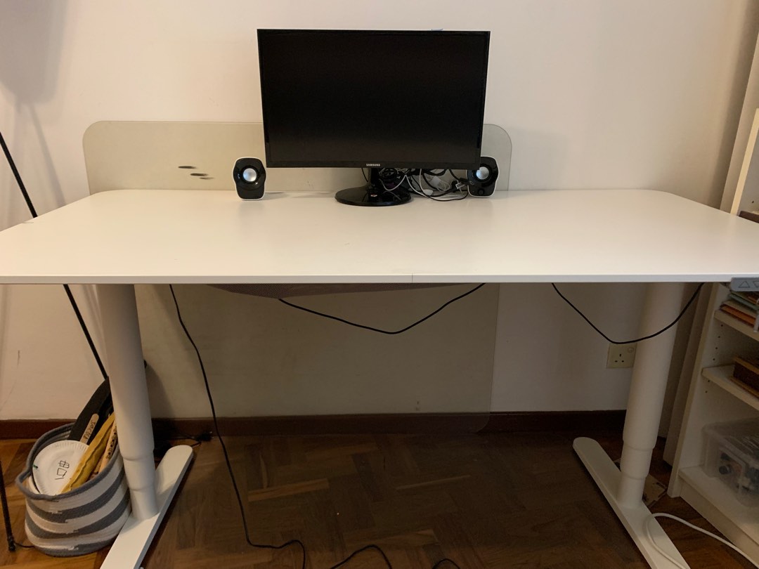 Ikea BEKANT electronic sit/stand desk, Furniture & Home Living