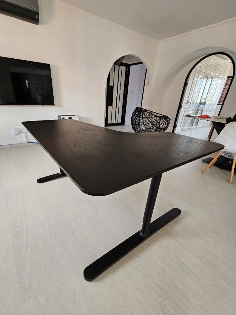 IKEA BEKANT LShaped Desk, Furniture & Home Living, Furniture, Tables