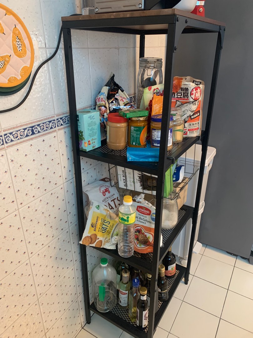 IKEA kitchen rack, Furniture & Home Living, Furniture, Shelves