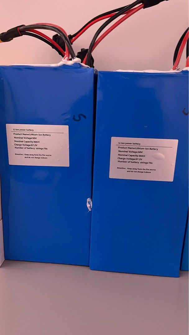 60v 30ah Tesla External Custom Build Battery, Sports Equipment, PMDs, E