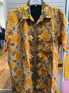Kemeja Batik pria / kemeja batik kerja full furing / batik kerja pria size L