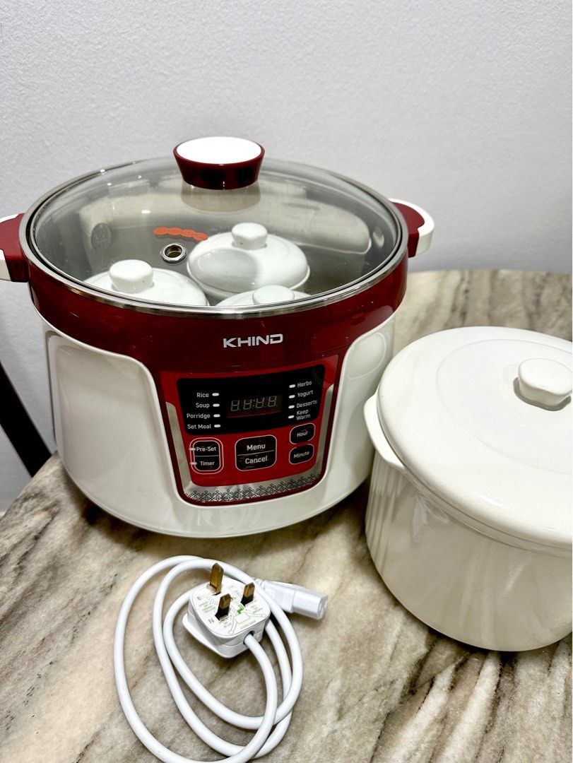 Khind Double Boiler, TV & Home Appliances, Kitchen Appliances, Cookers