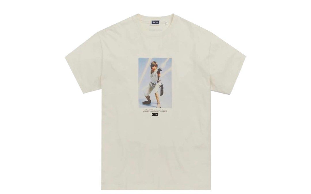 Kith star wars luke vintage tee size large, 男裝, 上身及套裝, T