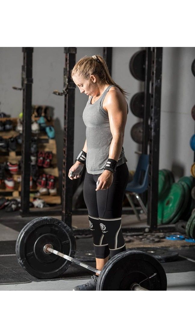 Knee Sleeves, 7mm Compression Knee Braces for Gym Squats, Deadlift