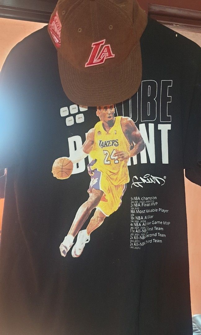 Kobe tshirt and lakers cap, Men's Fashion, Tops & Sets, Tshirts