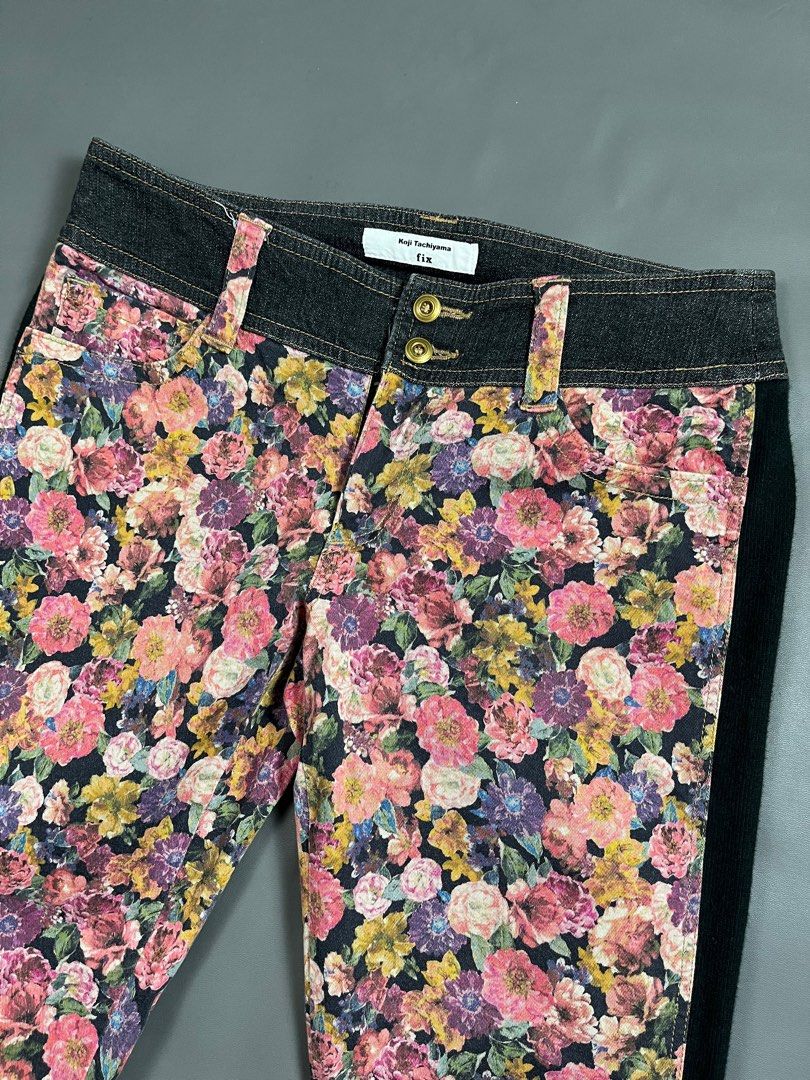 Koji Tachiyama Fix floral pants women 30