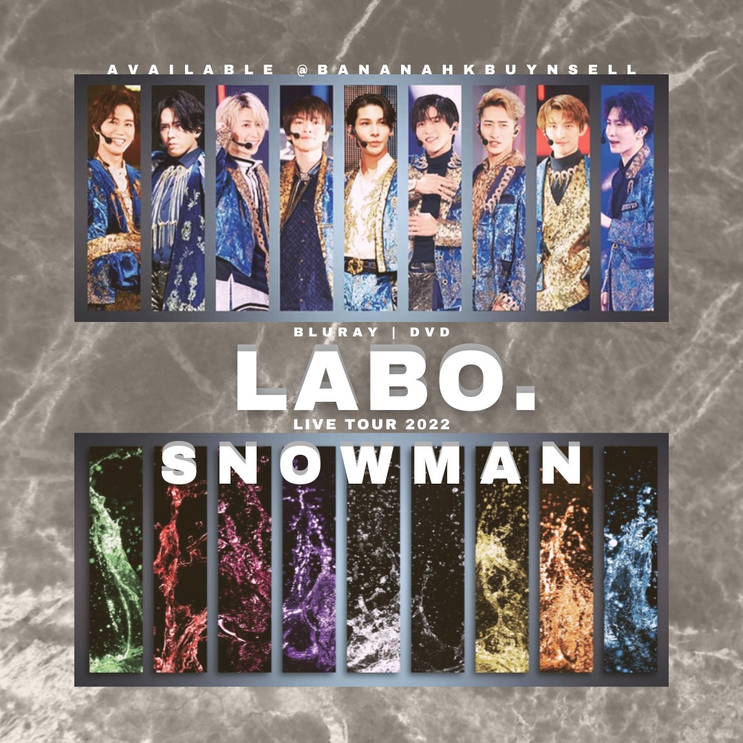 ⛄LABO 控碟Snow Man LIVE TOUR 2022 Labo. DVD Blu-ray 代購ラウール 