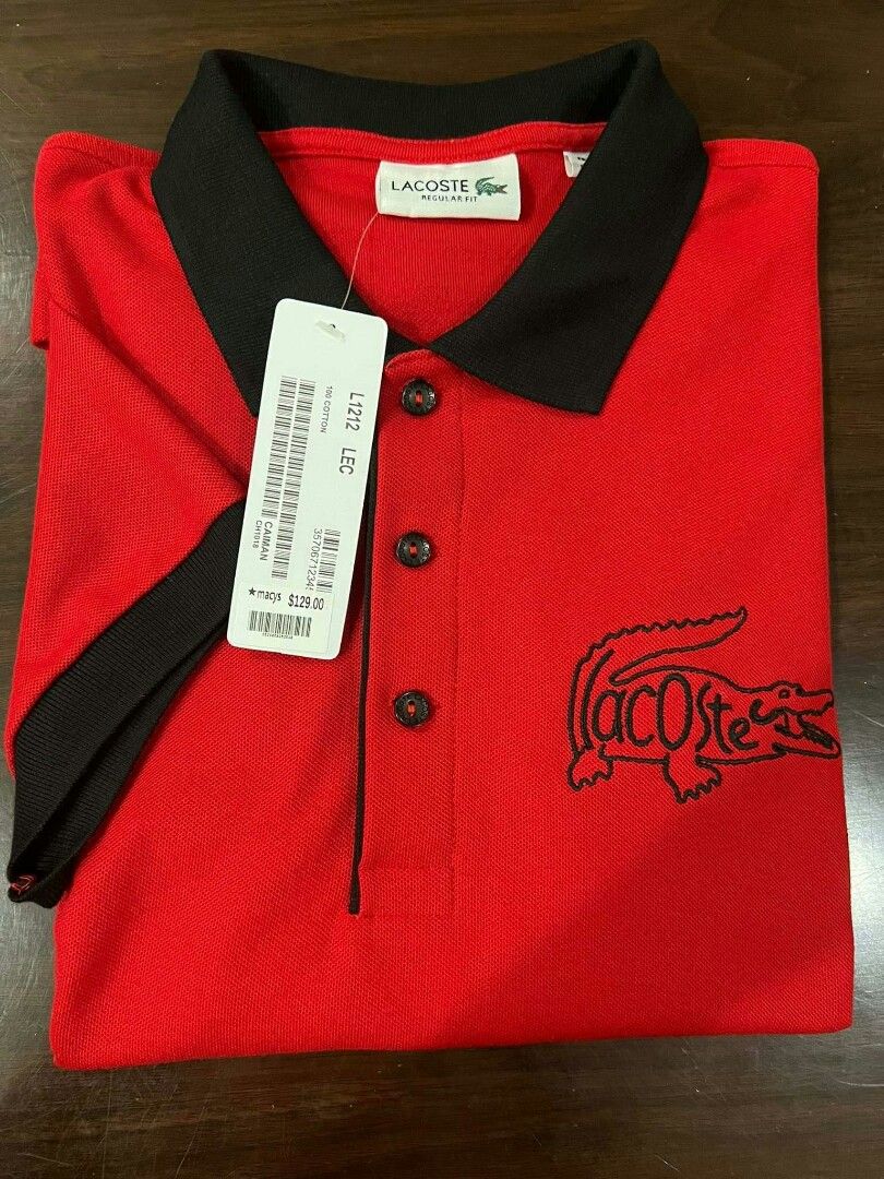 Lacoste cotton fleece polo shirt Clearance