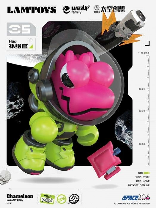 LAM TOYS] WAZZUP BABY CHAMELEON SPACE 206 FULL SET AND
