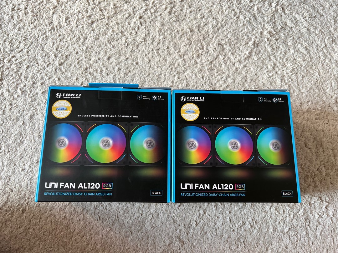 Lian Li Uni Fan Al120 (3 pack)- price stated is for 1, Computers & Tech ...