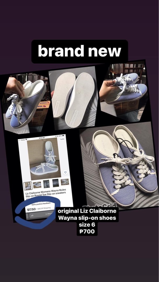 Liz claiborne sales slip on shoes