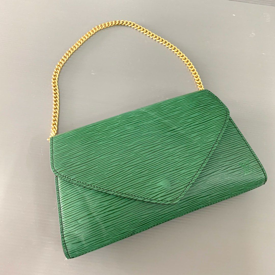 Handbag Leather Louis Vuitton Dark Patina, Luxury, Bags & Wallets on  Carousell