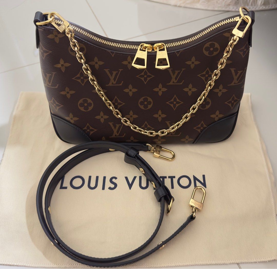 Louis Vuitton Monogram Boulogne NM Black