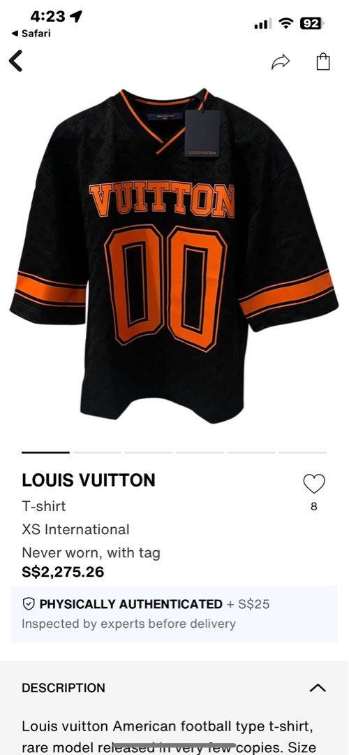 Louis Vuitton - Authenticated T-Shirt - Cotton Black for Men, Never Worn