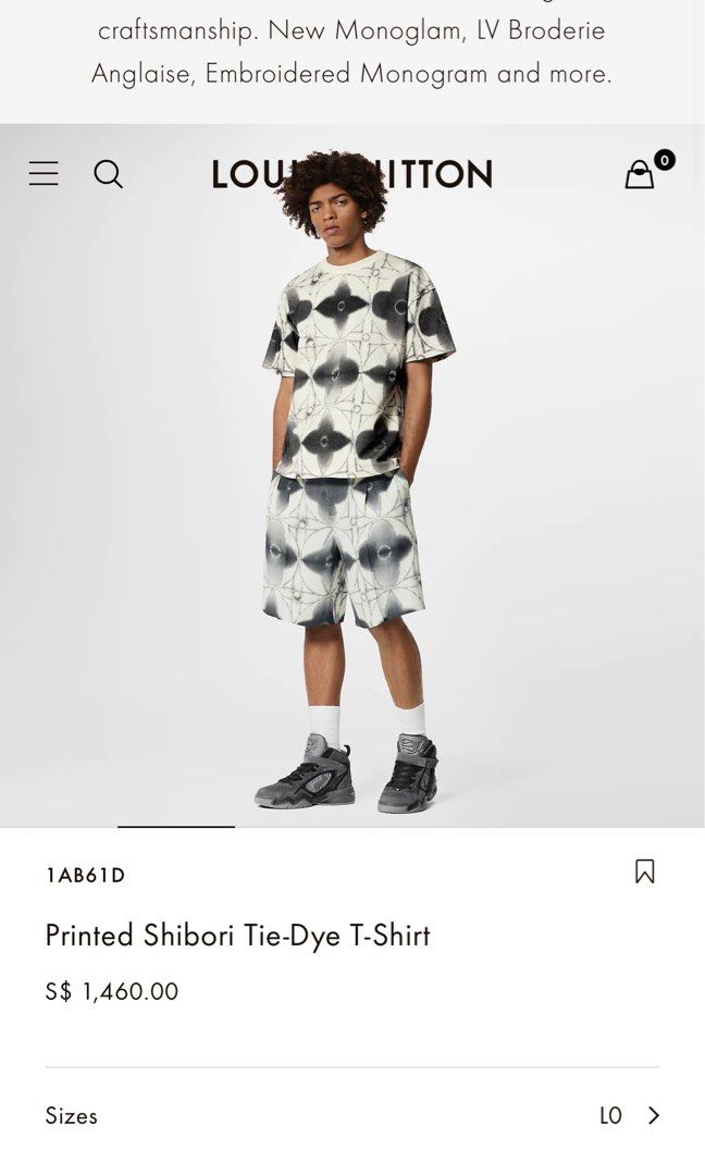 Monogram Shibori Short-Sleeved Shirt - Men - Ready-to-Wear