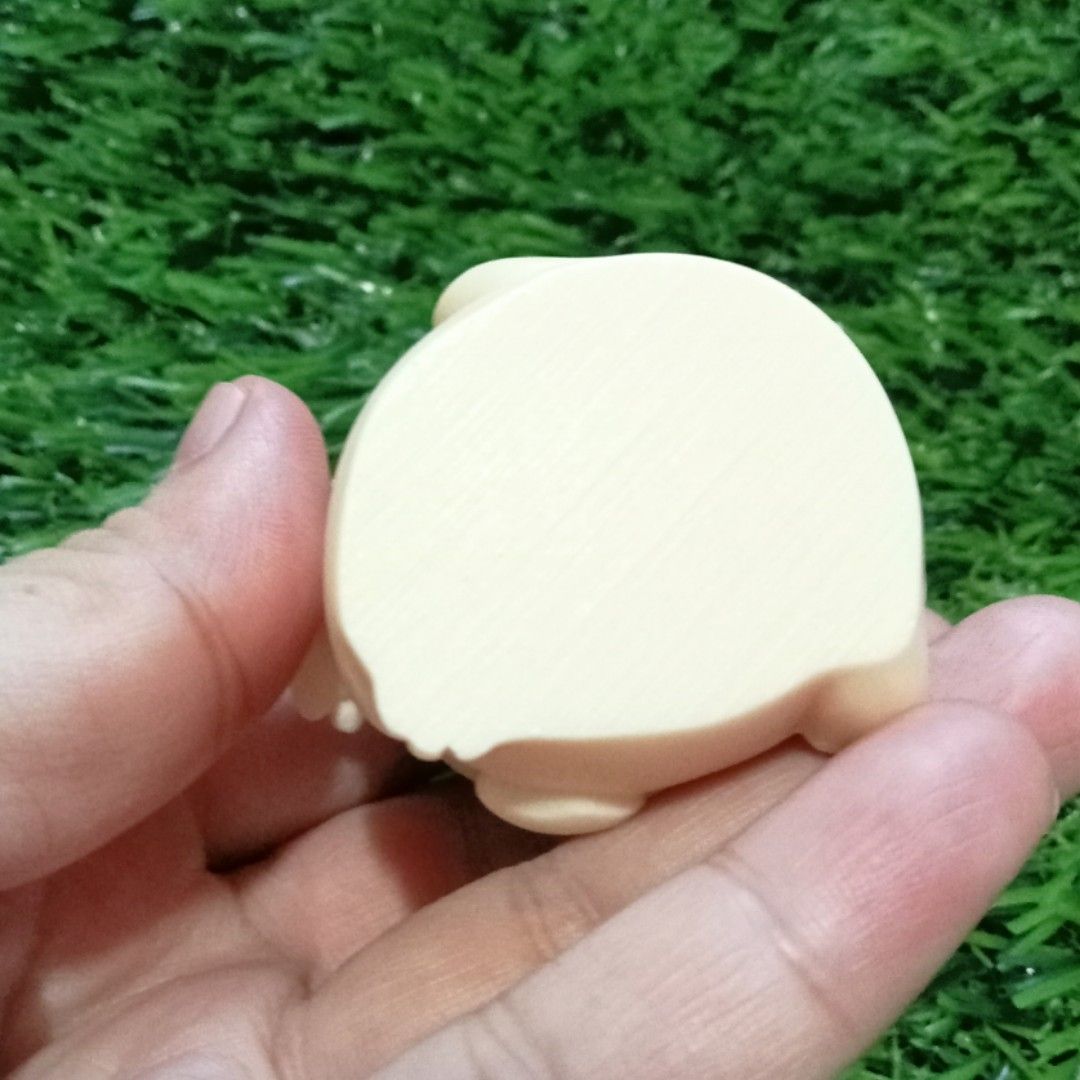 Lucky Cat in Ivory Fruit Carving on Carousell