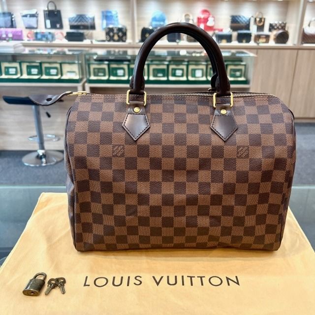 Louis Vuitton Speedy B 25 Damier Ebene, Luxury, Bags & Wallets on Carousell