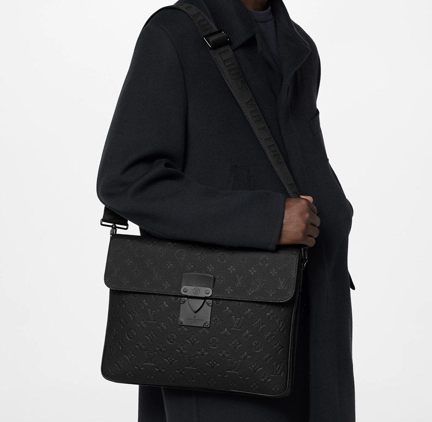 LV Louis Vuitton Men S Lock Briefcase M20835, Luxury, Bags