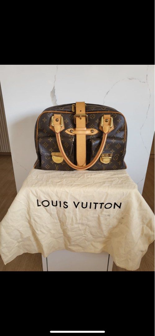 DISCOUNTED] LOUIS VUITTON M40025 MONOGRAM MANHATTAN GM HAND BAG 237014737  :, Luxury, Bags & Wallets on Carousell