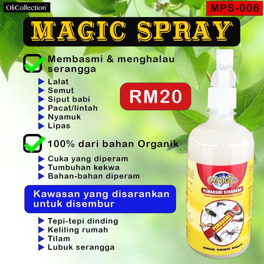 Magic Spray, Health & Nutrition, Insect Repellent on Carousell