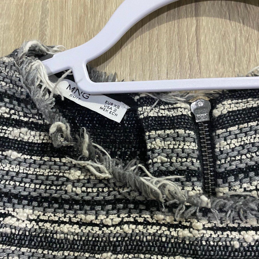 Mango Tweed Top Dark Blue (Category: Longsleeves) located in Cavite. Submitted by dashishop (Listing ID 1233496273, Image 2). Description: Used once Authentic Mango .