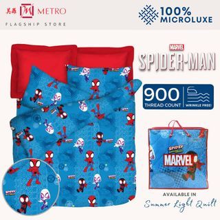 SINGLE Spiderman Spidey and his Amazing Friends Marvels Spiderman Avengers Kids Boys Room Single bedsheet