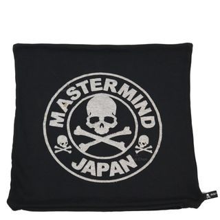 Mastermind Japan MMJ 12AW Neworder x BUILDING fundamental furniture cushion  黑色     咕𠱸  枕頭     前面灰色拼布      可以洗   除菌除臭      家居擺設