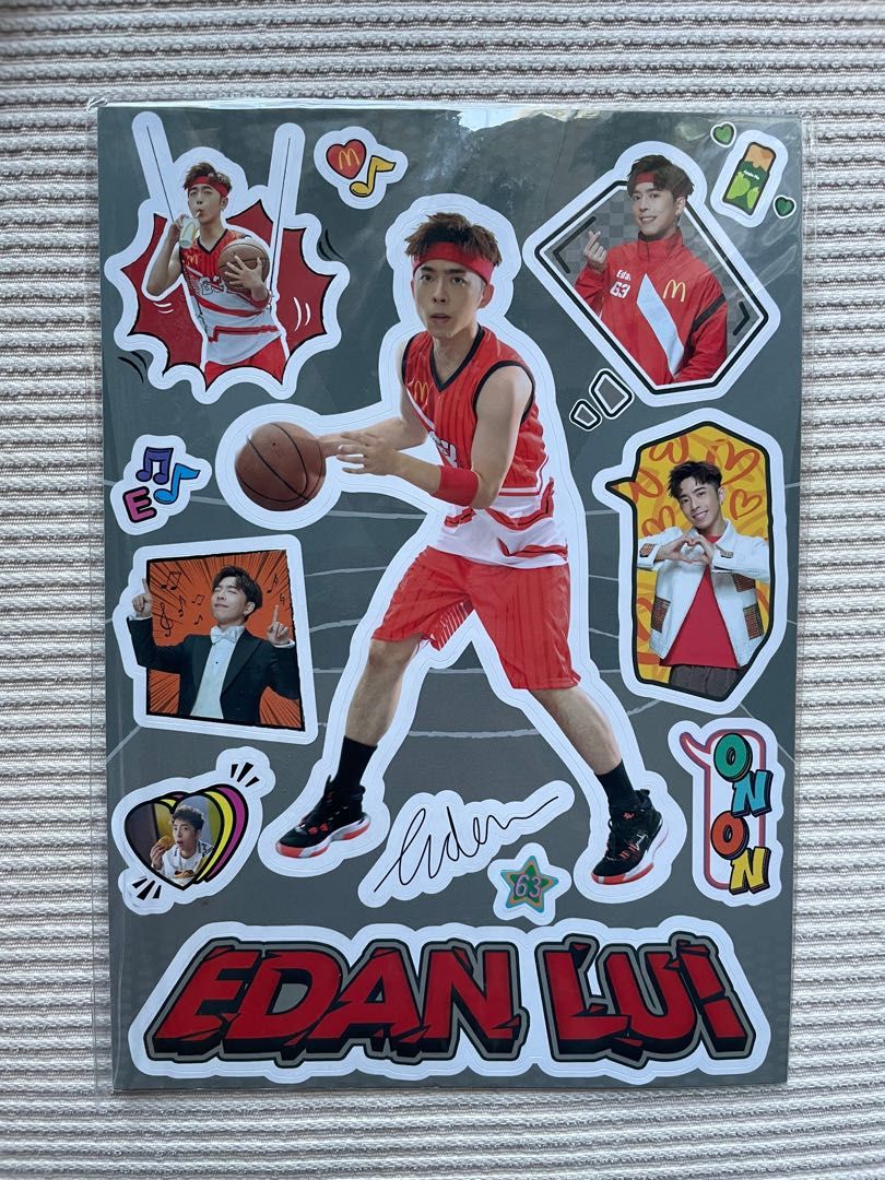 Mc. Donald x Sticker MIRROR-Edan LUI （1pc) 麥當勞 x 貼紙 （1張）, 興趣及遊戲, 收藏品及 ...