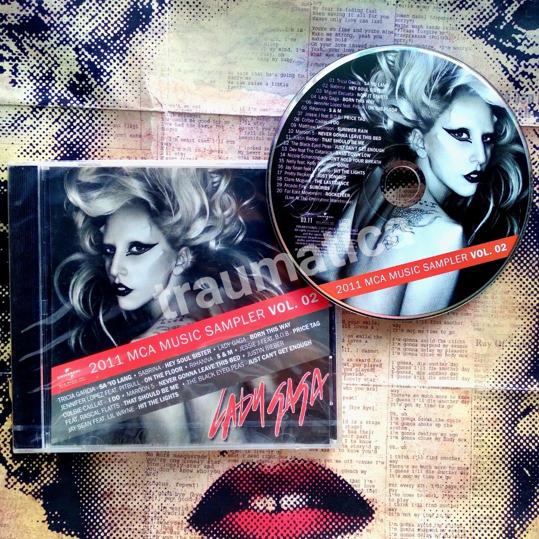 OFFICIAL MCA Music Philippines Sampler 2011 Volume (featuring Lady  Gaga), Hobbies  Toys, Music  Media, CDs  DVDs on Carousell