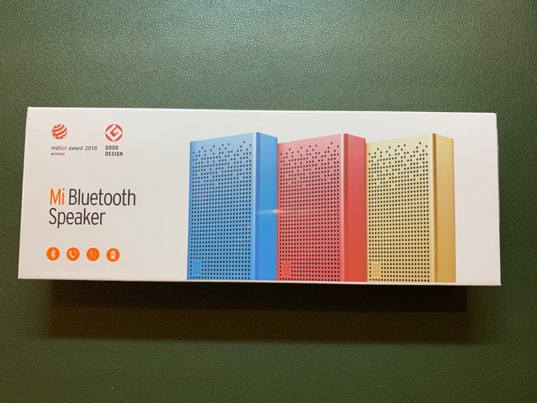 Mi Bluetooth Speaker (Category: Soundbars, Speakers & Amplifiers) located in Makati City. Submitted by holareich (Listing ID 1233513951, Image 1). Description: Brand new, sealed, comes with Mi paper bag Color red Retail price ₱1,500.