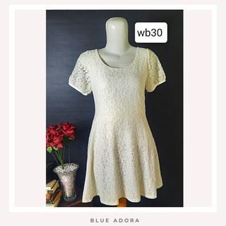 Mididress brukat brand jepang