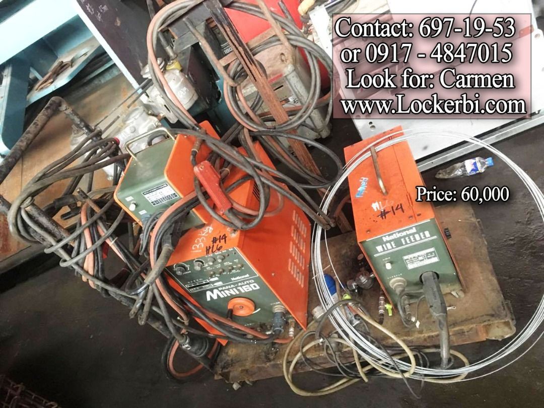 Mig weld tig welding machine from japan (Category: Construction Tools & Equipment) located in Quezon City. Submitted by lockerbi2014 (Listing ID 1233447061, Image 1). Description: Lockerbi Industrial Machinery Supply Japan surplus shop. Lots available. Most items negotiable~ Open Mondays to Saturdays 8am - 5:00 pm. More items available. Feel free to bring your technicians. Type "Lockerbi Philippines" in google to see company website. contact numb