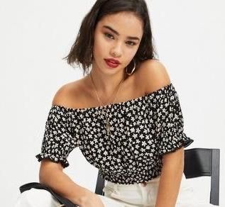 Miss selfridge off the shoulder jumper best sale