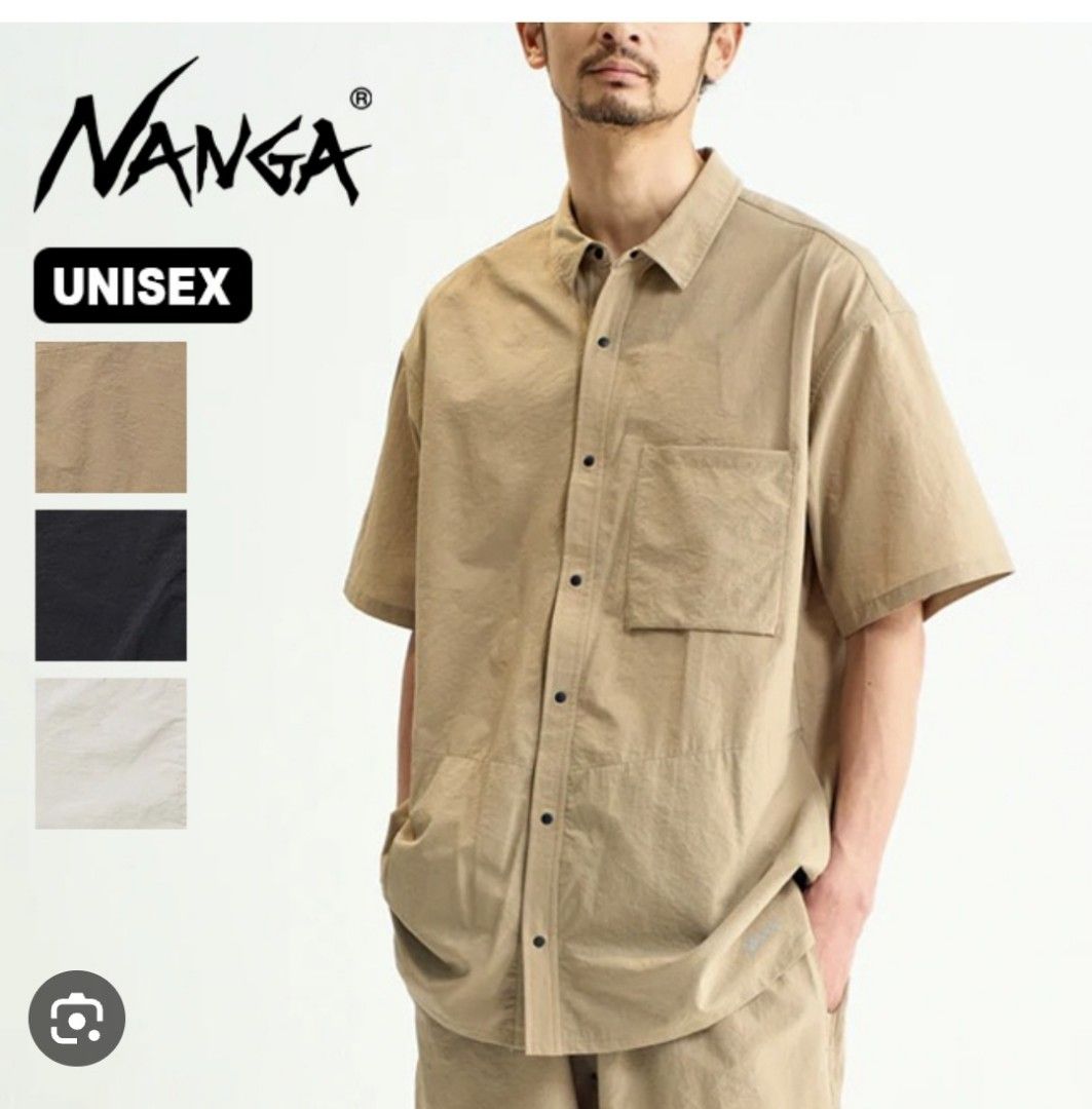 Nanga Air Cloth Comfy S/S Shirt, 男裝, 上身及套裝, T-shirt、恤衫