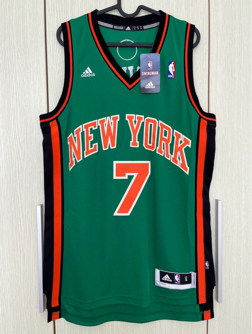 Carmelo Anthony New York Knicks #7 White Swingman Basketball Jersey by  Adidas